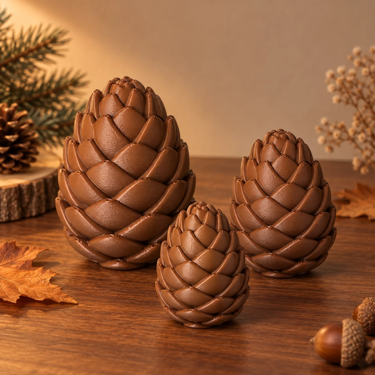 Dennenappel decoset