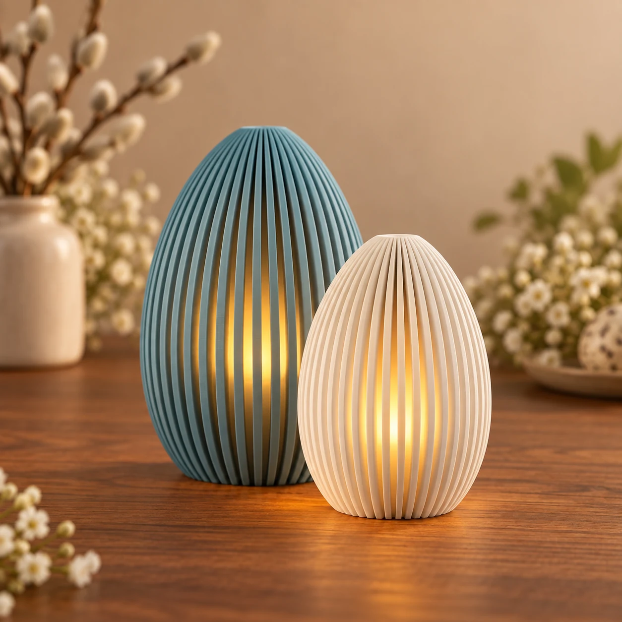 Paasei voor LED-theelicht