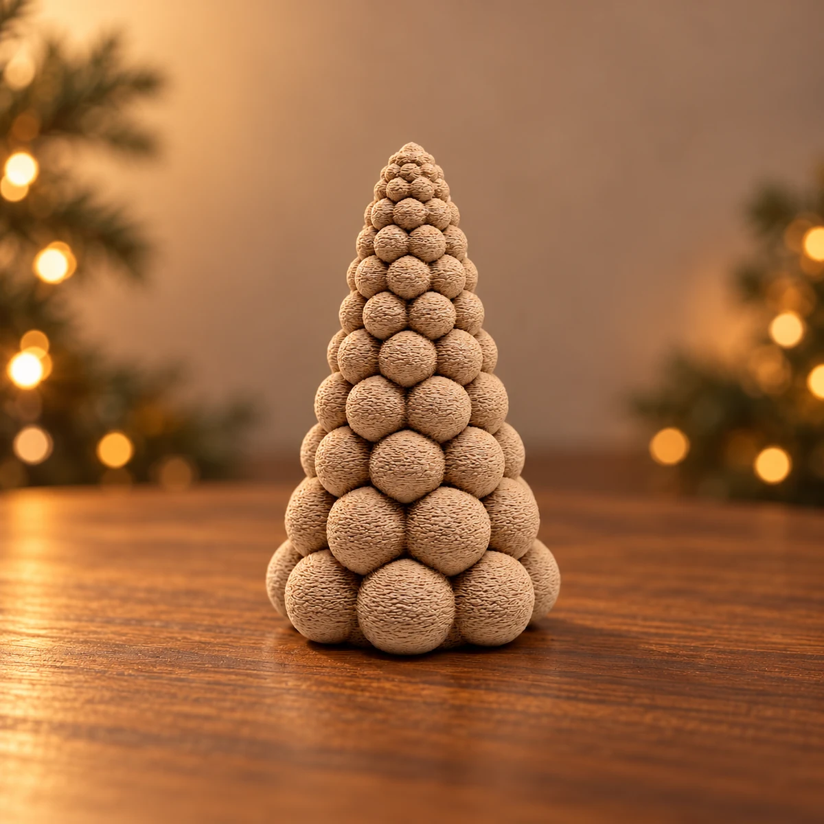 Bubble kerstboom als 3D-geprinte kerstdecoratie