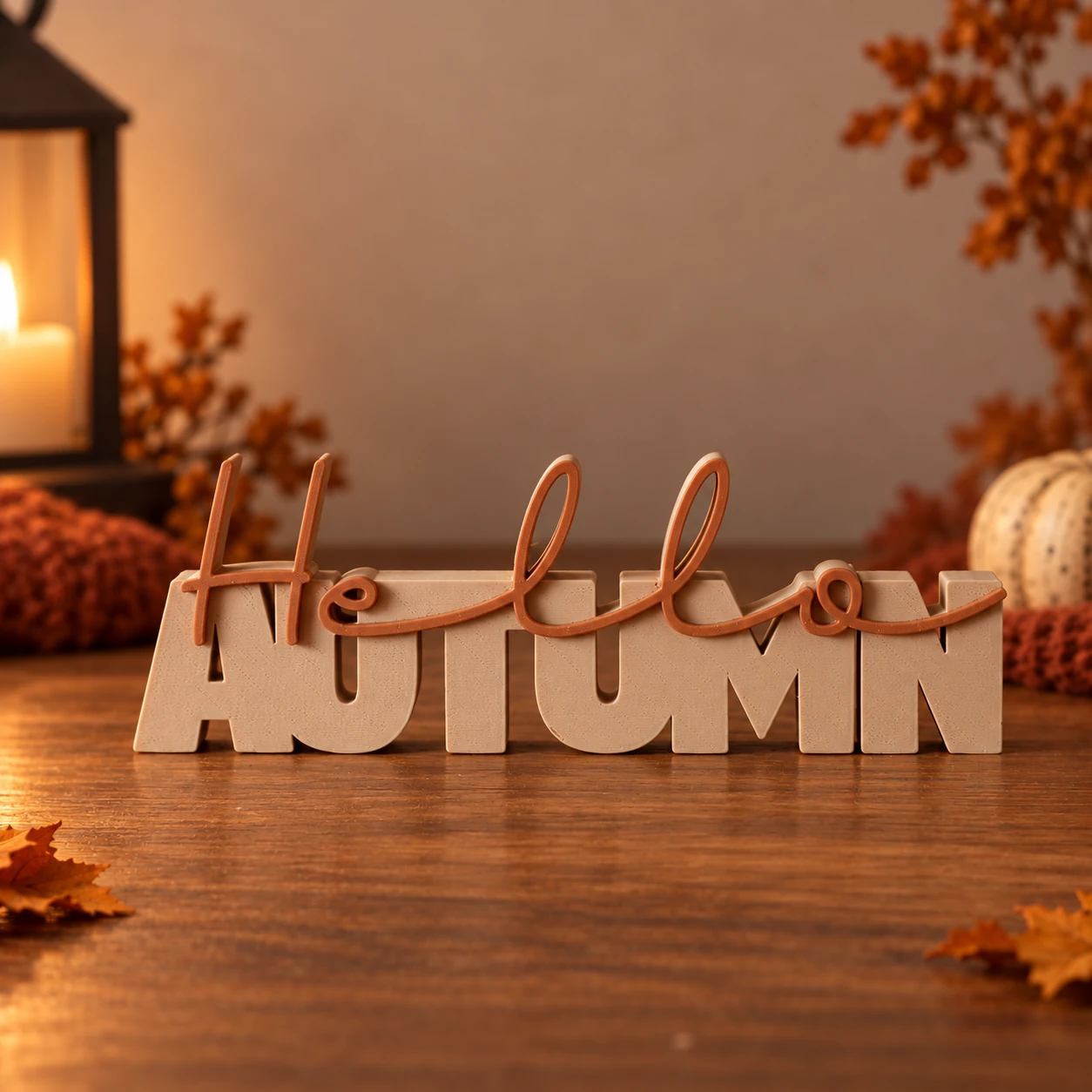 Woordbeeld Hello Autumn